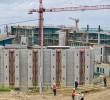 Las celdas de cinco pabellones ya alcanzaron el cuarto nivel de construcción. Foto: cortesía Alcaldía de Medellín.