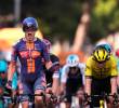 Casper Van Uden, de 23 años, logró su primer triunfo en una gran vuelta. FOTO: Tomada de X @giroditalia