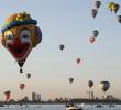 El cielo de León, en el estado de Guanajuato, México volvió a convertirse este año en un espectáculo visual durante el Festival Internacional del Globo 2025, uno de los eventos aerostáticos más importantes de América Latina. Foto: AFP