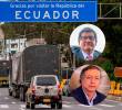 Ecuador espera que Colombia reduzca los aranceles tras la flexibilización de medidas comerciales. FOTO: AFP y Presidencia