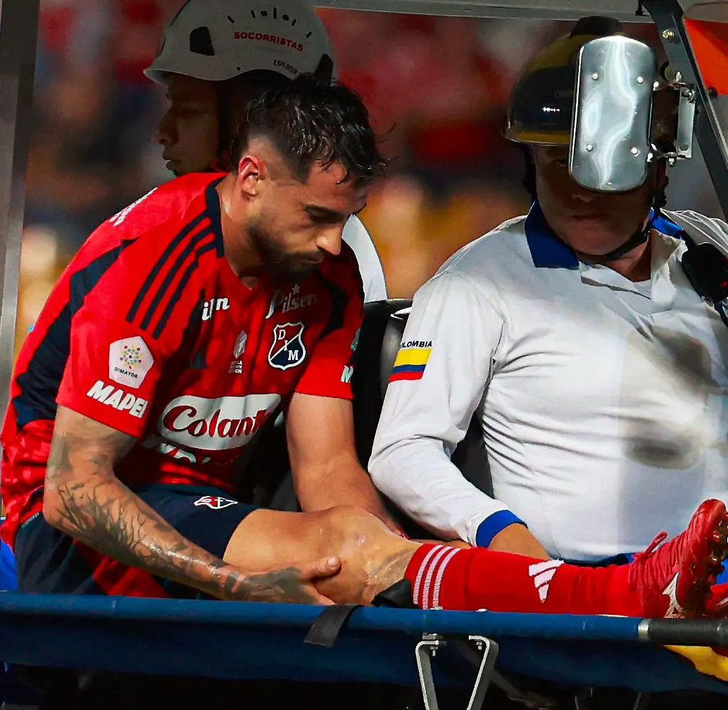 El delantero Francisco Fydriszewski es una de las bajas más sensibles con las que el Medellín encara los cuadrangulares. FOTO MANUEL SALDARRIAGA