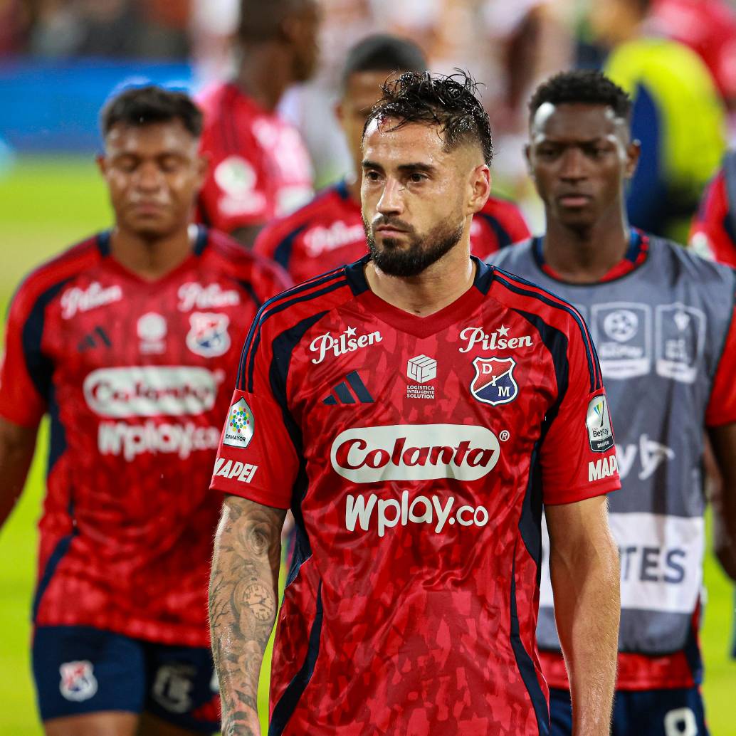 El delantero argentino Francisco Fydriszewski es uno de los líderes de la plantilla del Medellín. Foto: Manuel Saldarriaga