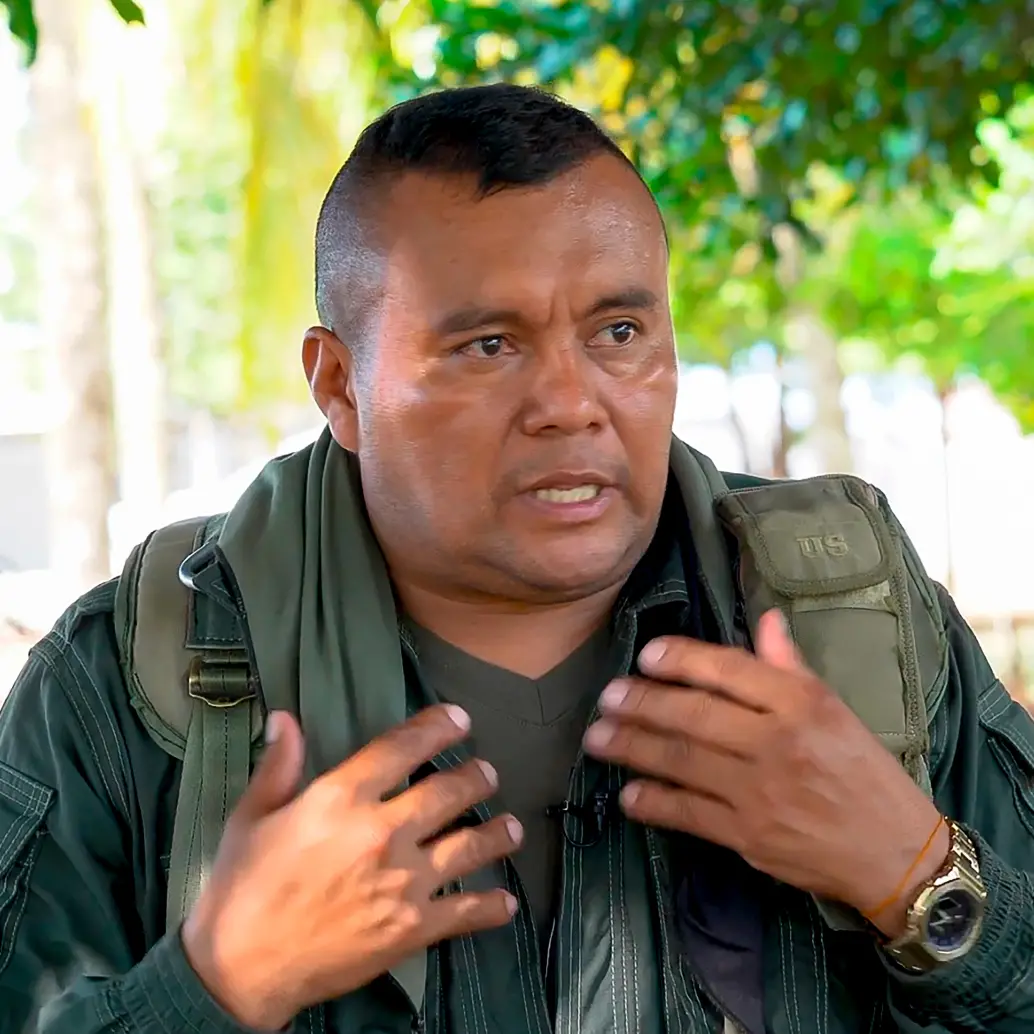 Las disidencias de las Farc al mando de alias Calarcá serían los responsables del ataque contra un helicóptero en Amalfi (Antioquia), que dejó 12 policías muertos. FOTO<b><span class="mln_uppercase_mln"> Captura de video</span></b>