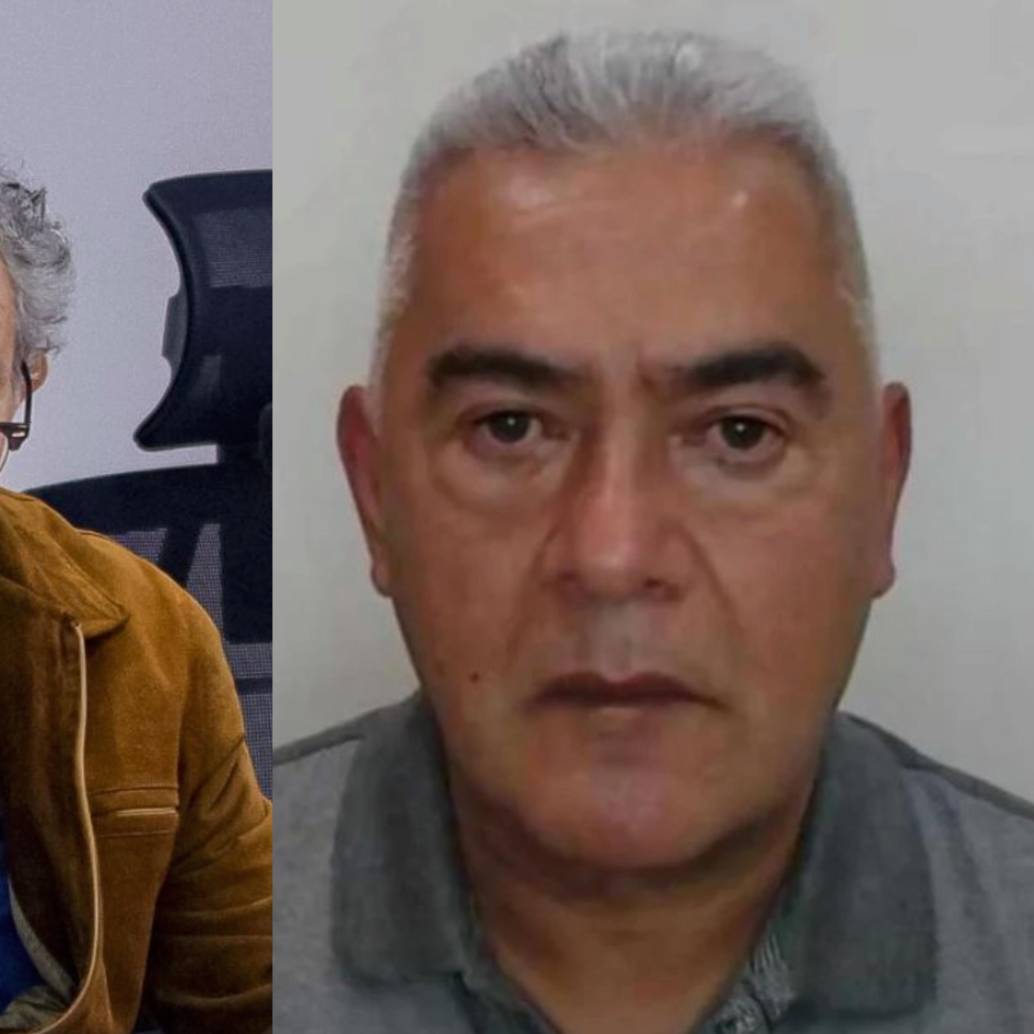 Jorge Lemus, exdirector de la DNI, y el señalado contrabandista Diego Marín, conocido como Papá Pitufo. Fotos: redes