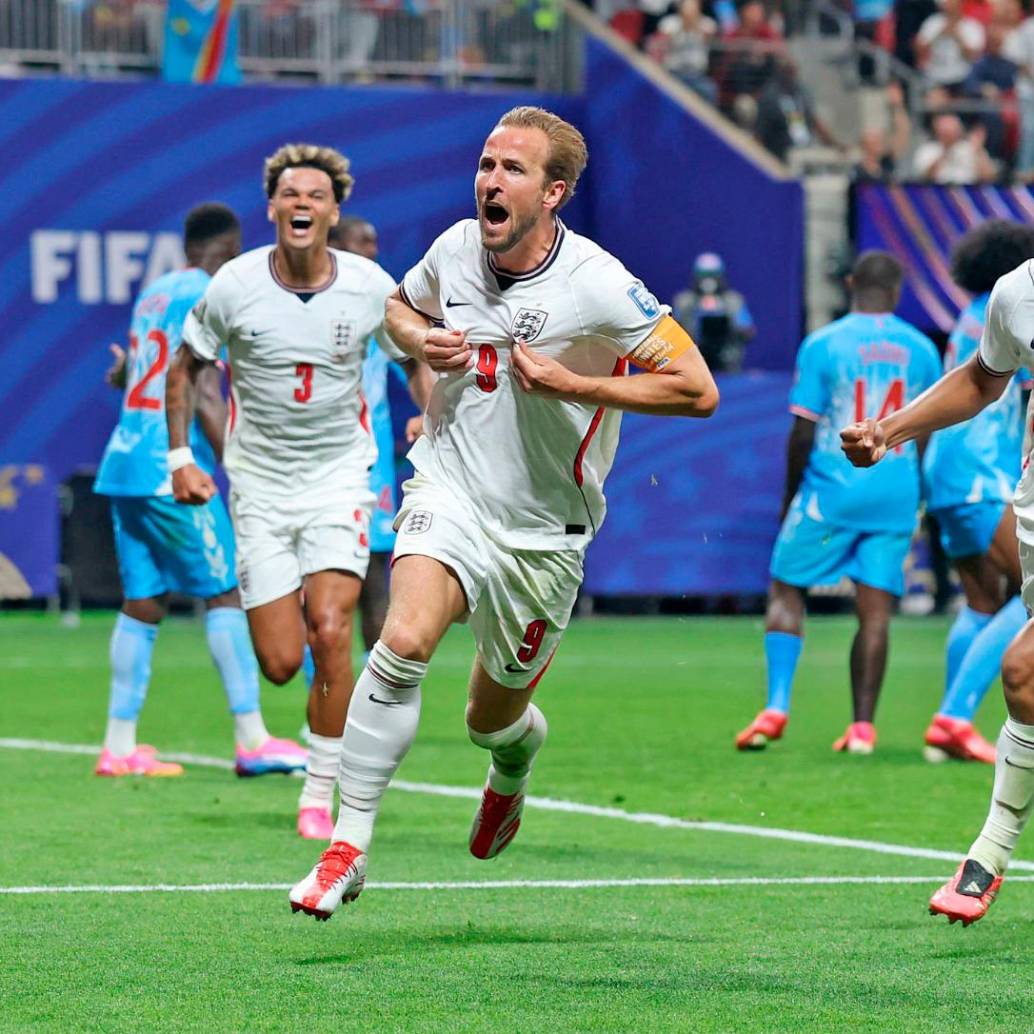 Harry Kane marcó doblete y derrumbó la gran defensa de Lionel Mpasi. FOTO: <b>GETTY</b>