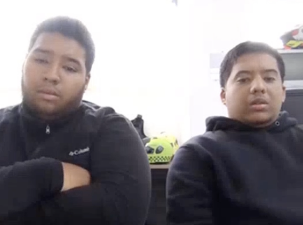 Los dos hermanos que fueron capturados y enviados a prisión. FOTO: CORTESÍA FISCALÍA