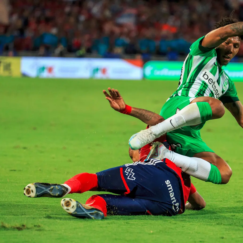 Nacional y Medellín se enfrentan en una nueva edición del clásico antioqueño. FOTO CAMILO SUÁREZ