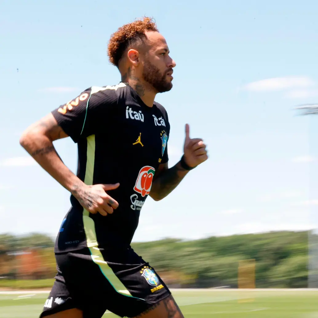 El delantero brasileño Neymar Júnior jugará su cuarta Copa del Mundo con la Selección de su país. Foto: tomada del x de @CBF_Futebol