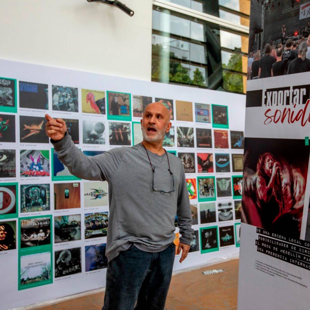 La exposición se puede visitar de martes a de 11:00 a.m. a 6:00 p.m en MUROCK, ubicado en la Casa de la Música (Parque de los Deseos). Foto Julio César Herrera. 