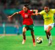 Imágenes del encuentro inaugural del Mundial entre Marruecos y Brasil. FOTO @CONMEBOL