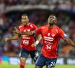 El Independiente Medellín recibirá como local a Santa Fe, en el estadio de Ditaires, el lunes a las 7:00 de la noche, por la fecha 13 de la Liga BetPlay. FOTO CAMILO SUÁREZ