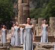 El acto de encendido se llevó a cabo en las ruinas del templo de Hera, con 2.600 años de antigüedad. FOTO: Tomada de X (antes Twitter) @Paris2024