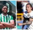 El defensor central Andrés Reyes y el extremo Ian Poveda fueron anunciados como refuerzos de Nacional. FOTOS ATLÉTICO NACIONAL y COLPRENSA