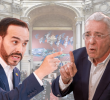 De la Espriella y Uribe mantenían una relación cercana, al punto que el abogado lo representó en algunos procesos judiciales. FOTOS: Colprensa / Juan Antonio Sánchez y Manuel Saldarriaga