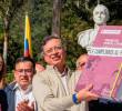 El presidente Gustavo Petro sancionó y firmó la reforma laboral el 25 de junio de 2025 en un acto celebrado en la Casa Museo Quinta de Bolívar, en Bogotá. Foto: Presidencia
