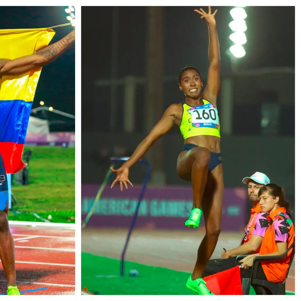 Ronal Longa y Natalia Linares pelean por el podio en el Mundial de Atletismo de Tokio. FOTOS COC