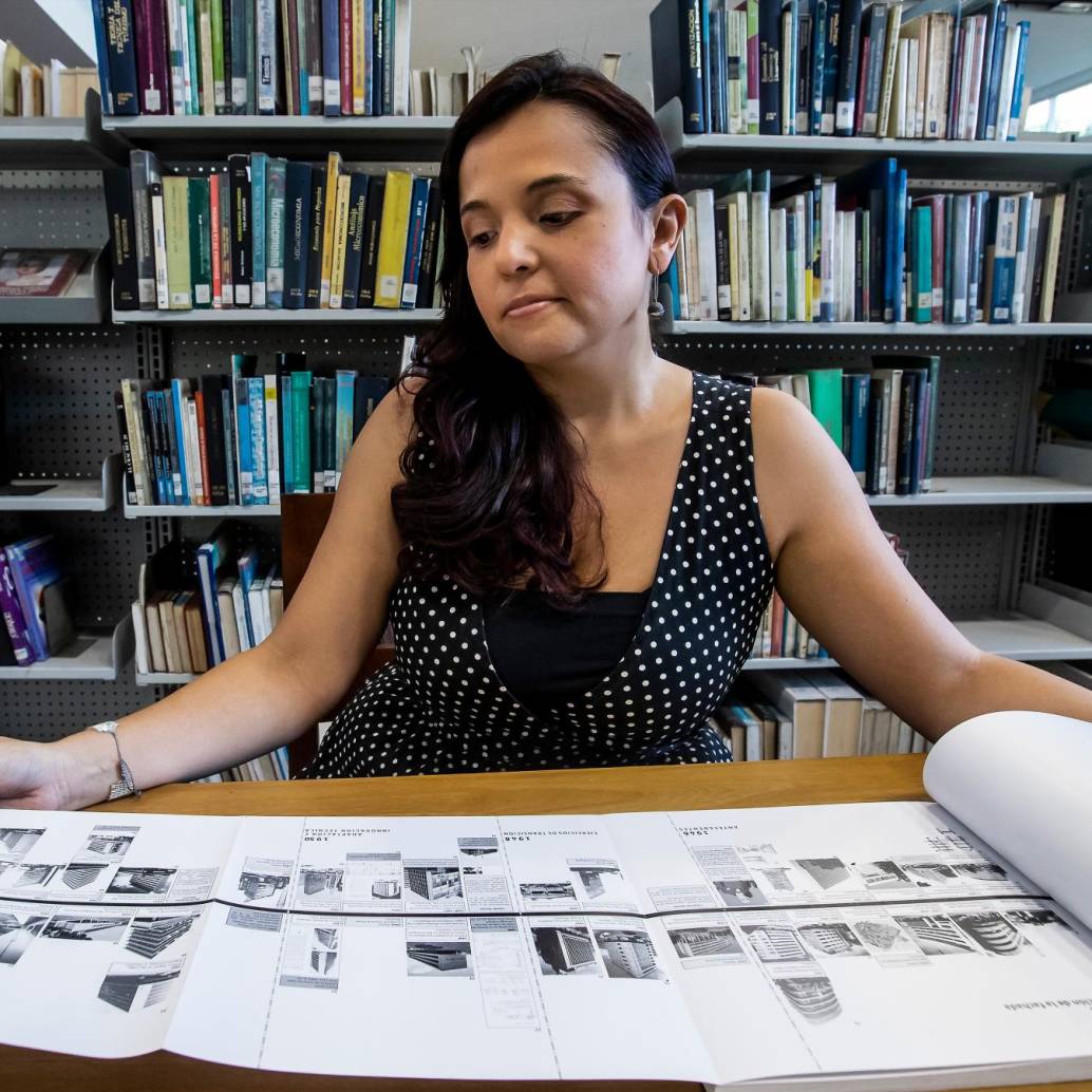 Diana María Bustamante es profesora de arquitectura en el Colegio Mayor de Antioquia y en la Universidad Nacional. FOTO<b><span class="mln_uppercase_mln"> jaime pérez.</span></b>