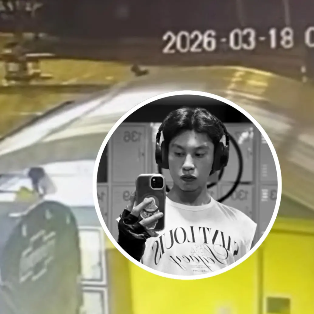 Esta sería una de las tomas de las cámaras de seguridad que captó el accidente en donde el carro “fantasma” atropelló y mató al joven en la avenida Caracas. FOTO: Captura de video de redes sociales y cortesía