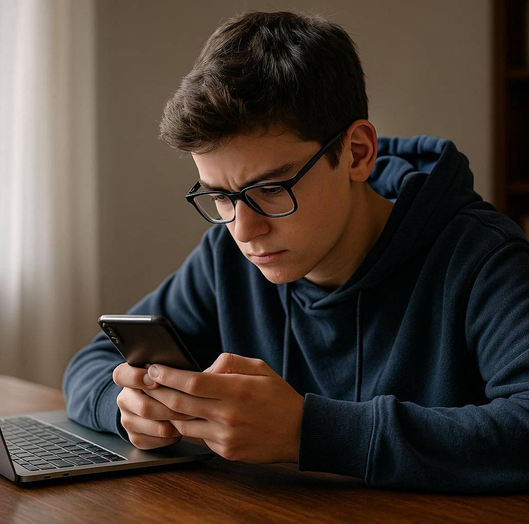 La ONG Common Sense Media advierte sobre los riesgos de que adolescentes desarrollen vínculos afectivos con asistentes de inteligencia artificial personalizados. FOTO EL COLOMBIANO/IA