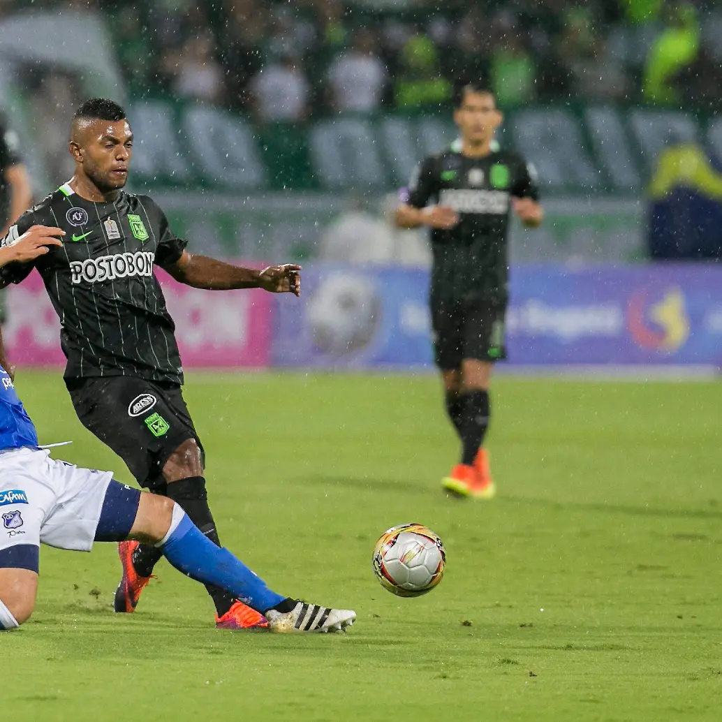 Miguel Ángel Borja es, hasta acá, el máximo goleador de Nacional en la Copa Sudamericana. FOTO JUAN ANTONIO SÁNCHEZ