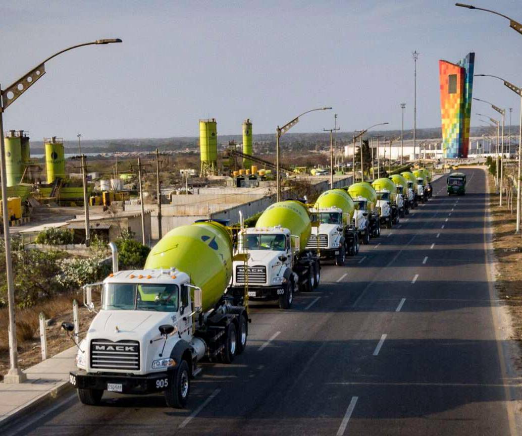 Cementos Argos despachó el año pasado 9,3 millones de toneladas de cemento. FOTO cortesía Cementos Argos