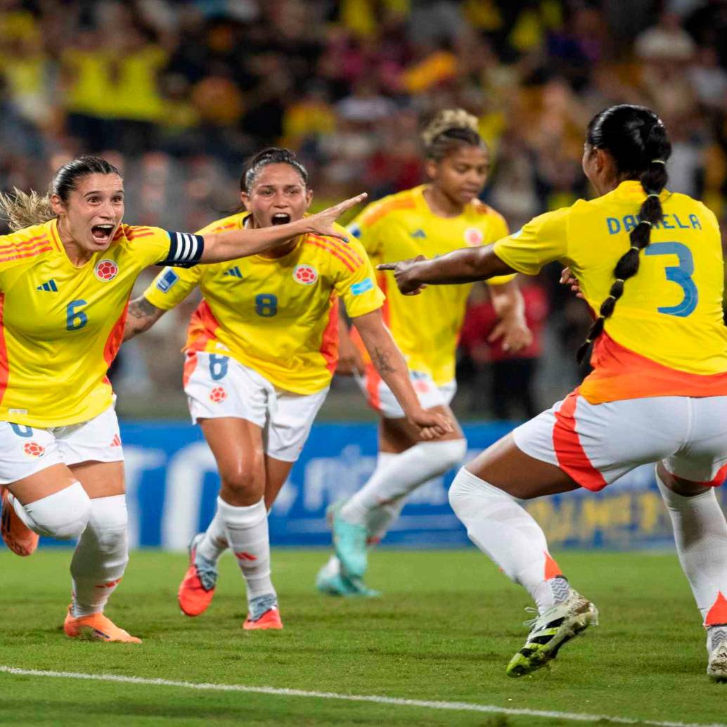 Leicy Santos lidera la delantera de Colombia para el duelo ante Perú, en el Atanasio Girardot, por la Liga de Naciones. FOTO JUAN ANTONIO SÁNCHEZ