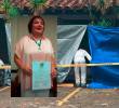 La periodista María Victoria Correa Ramírez, de 68 años, y de su hermana María Norelia, de 75, ocurrió dentro de una panadería del barrio Villagrande, de Envigado, el 28 de marzo. En el hecho, una de sus hermanas resultó lesionada. FOTOS: SANTIAGO OLIVARES TOBÓN Y CORTESÍA