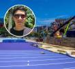 Francisco Mendoza, gerente de festivales de Páramo Presenta, aseguró que todo el escenario se instaló con protocolos internacionales para preservar el tapete de atletismo, pero en caso de haber daños, hay una póliza que los pagaría todos. FOTOS: JULIO CÉSAR HERRERA Y SANTIAGO OLIVARES TOBÓN