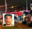 Así quedó la camioneta de quien sería la víctima del intento de hurto en la avenida 80 y que se llevó por delante a dos motorizados, quienes serían los que iban a cometer el robo. En el hecho falleció Álvaro Javier Muñoz Pérez (detalle), de 27 años. FOTO: CORTESÍA