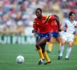 Freddy Rincón con la Selección Colombia en el Mundial de Italia 1990. Foto: GETTY.