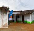 Después de sufrir notorias grietas, la vivienda fue reconstruida en 10 días mediante gestiones públicas y privadas. FOTOS: CORTESÍA GOBERNACIÓN DE ANTIOQUIA