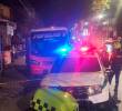 Dentro de este bus, que cubría la ruta Centro de Medellín-Popular, ocurrió el asesinato de las dos mujeres. Una de ellas falleció producto de los impactos que no iban para ella. FOTO: CORTESÍA