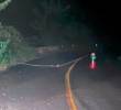 Este es el cilindro, con un cable largo, que fue abandonado en la misma zona en la que hallaron otro elemento similar el pasado domingo y que fue usado como señuelo por parte de las disidencias de las Farc. FOTO: CORTESÍA