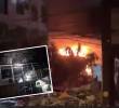 Así quedó la bodega de reciclaje en el barrio Pilarica, en el occidente de Medellín, luego del incendio registrado en la noche de este lunes. FOTOS: CORTESÍA ALCALDÍA DE MEDELLÍN