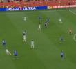 Esta es la acción en la que Cristiano Ronaldo parte en el medio de los centrales de Croacia, pero su gol fue anulado, por presunto fuera de lugar. FOTO PANTALLAZO