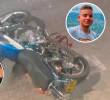 A Yuri Alejandra Pineda Cabueñas (detalle, izquierda), de 19 años, la asesinaron de 16 puñaladas sobre esta moto en el barrio Eduardo Santos. Horas más tarde apareció muerto en el barrio San Michel el presunto victimario, Luis Miguel Zapata Ossa (detalle, derecha), de 21 años. FOTOS: CORTESÍA