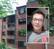 A Juan Pablo Arango Uribe, más conocido como Pogo, lo encontraron sin vida en su casa, en el cuarto piso de este edificio. Su avanzado estado de descomposición permitió ubicarlo tras varios días desaparecido. FOTOS: <b>LAURA ROSA JIMÉNEZ VALENCIA Y CORTESÍA</b>