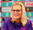 Sarina Wiegman, la entrenadora neerlandesa, campeona con Inglaterra de la Eurocopa femenina. FOTO TOMADA X@Football__Tweet