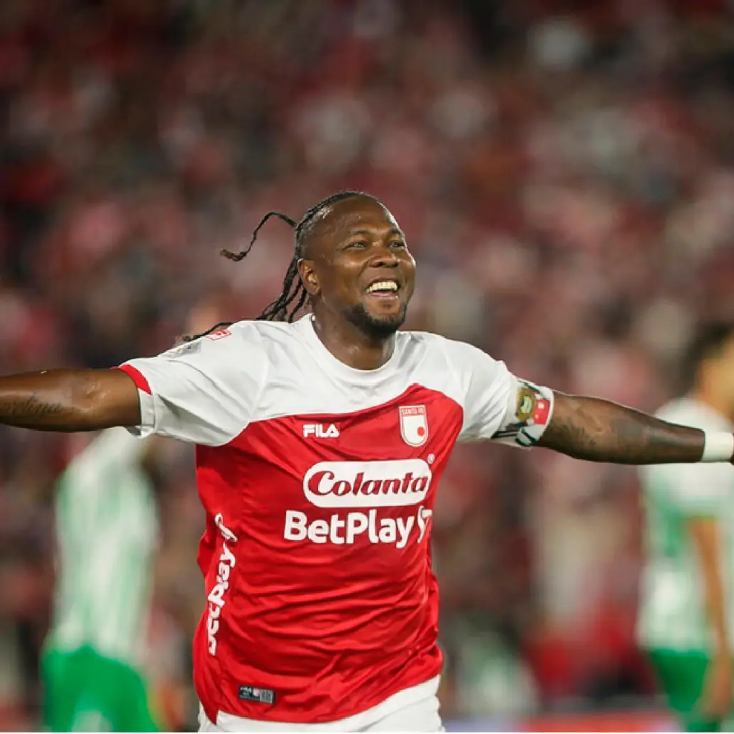 Hugo Rodallega, uno de los mejores delanteros de Colombia en los últimos años. Ahora, en su retorno a Brasil, buscará ser protagonista con Santa Fe. Foto Colprensa