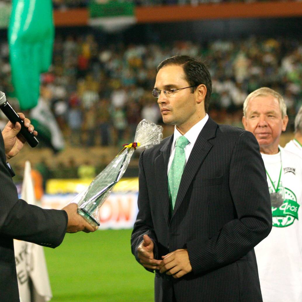 Víctor Marulanda, en su época como presidente de Atlético Nacional, en 2010. Está de regreso. FOTO JUAN ANTONIO SÁNCHEZ