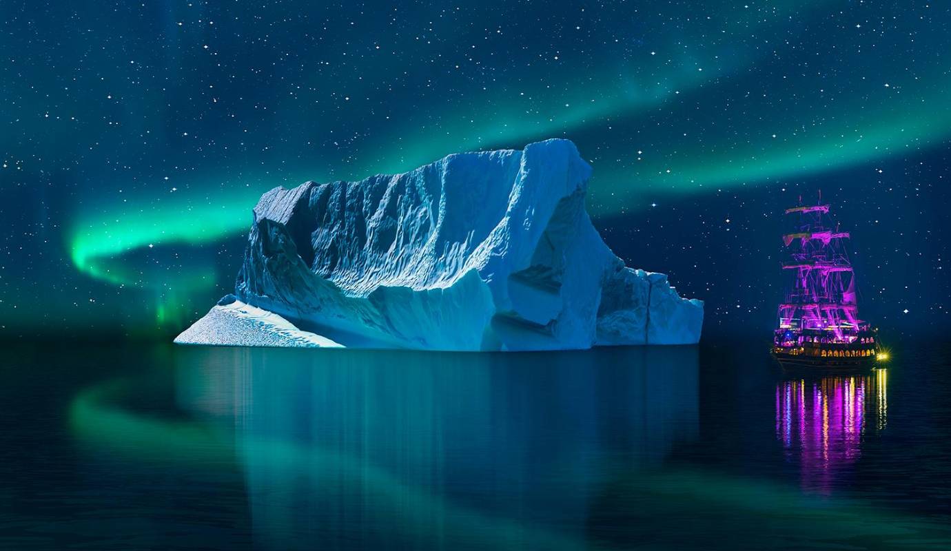 A pesar de su enorme extensión territorial, Groenlandia es el país menos densamente poblado del planeta. Sus cerca de 56.000 habitantes viven dispersos en pequeñas ciudades y asentamientos costeros, sin conexión por carreteras entre sí. Foto: GETTY