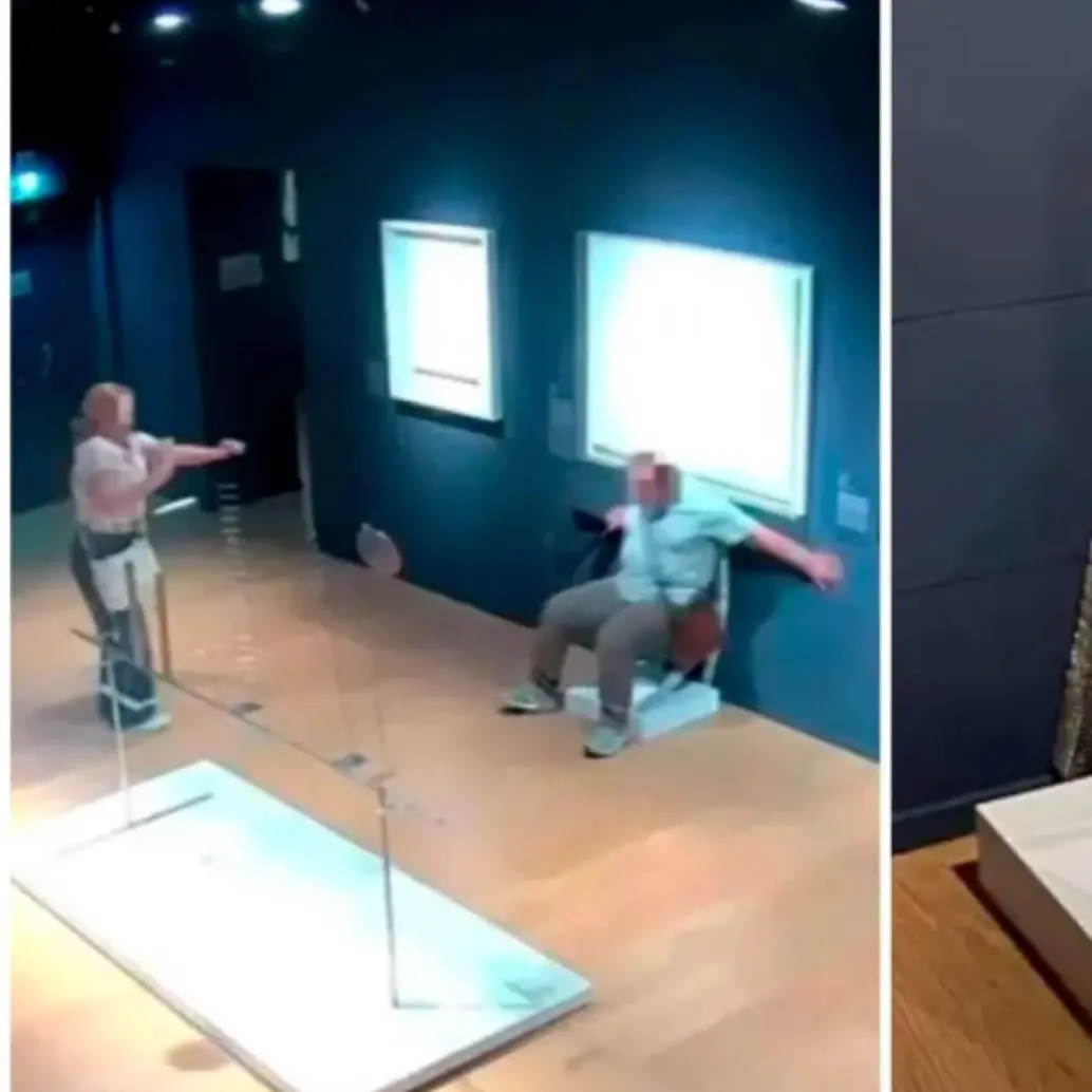 El museo compartió el hecho cometido por el turista como una forma de iniciar una campaña para tener conciencia sobre el valor del arte. Foto: Cortesía