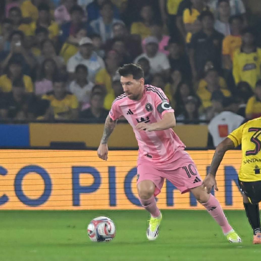 Lionel Messi, de 38 años de edad, fue la gran figura del Inter ante el Barcelona. FOTO: X-CONMEBOL