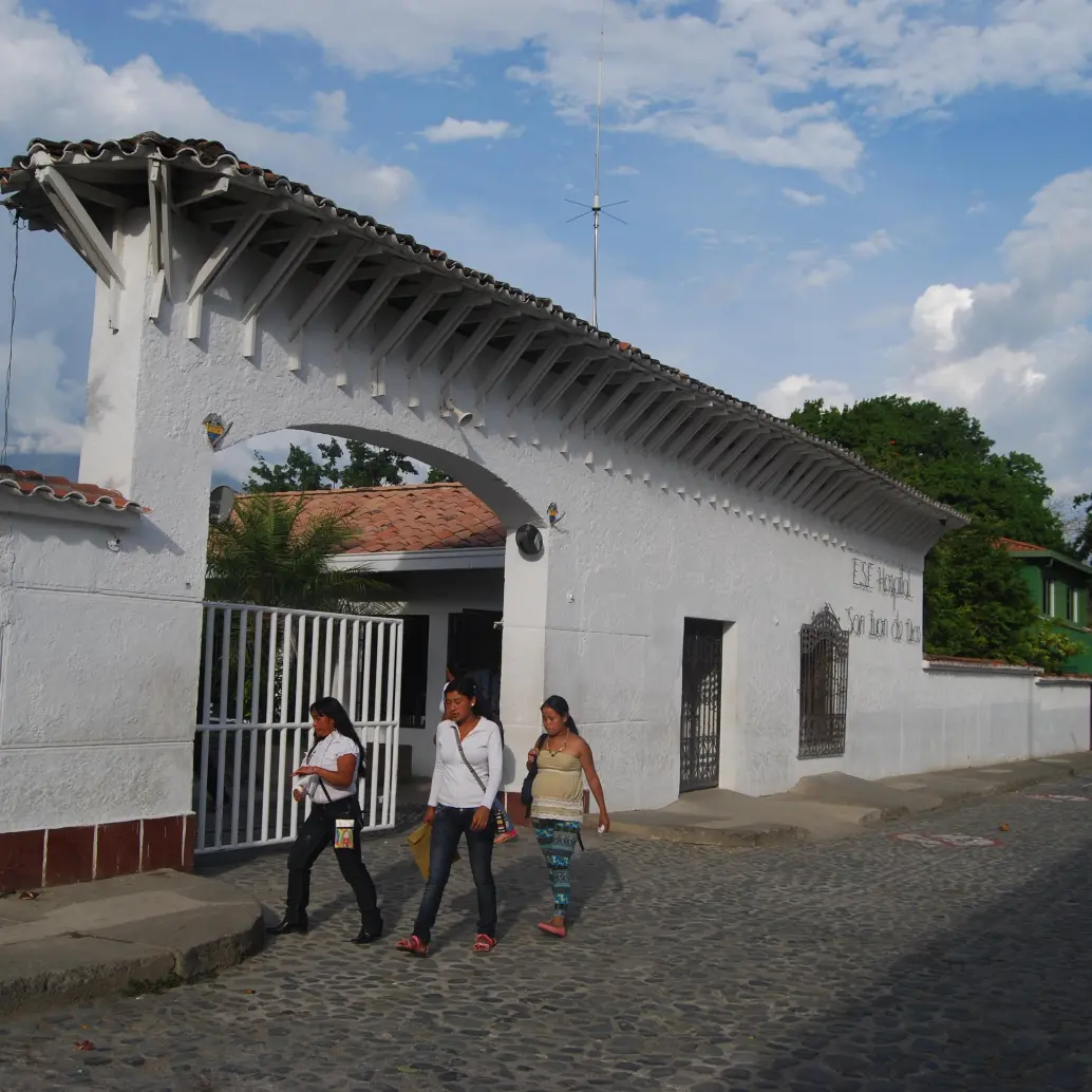 Imagen de referencia de la sede del Hospital San Juan de Dios de Santa fe de Antioquia. FOTO: Archivo