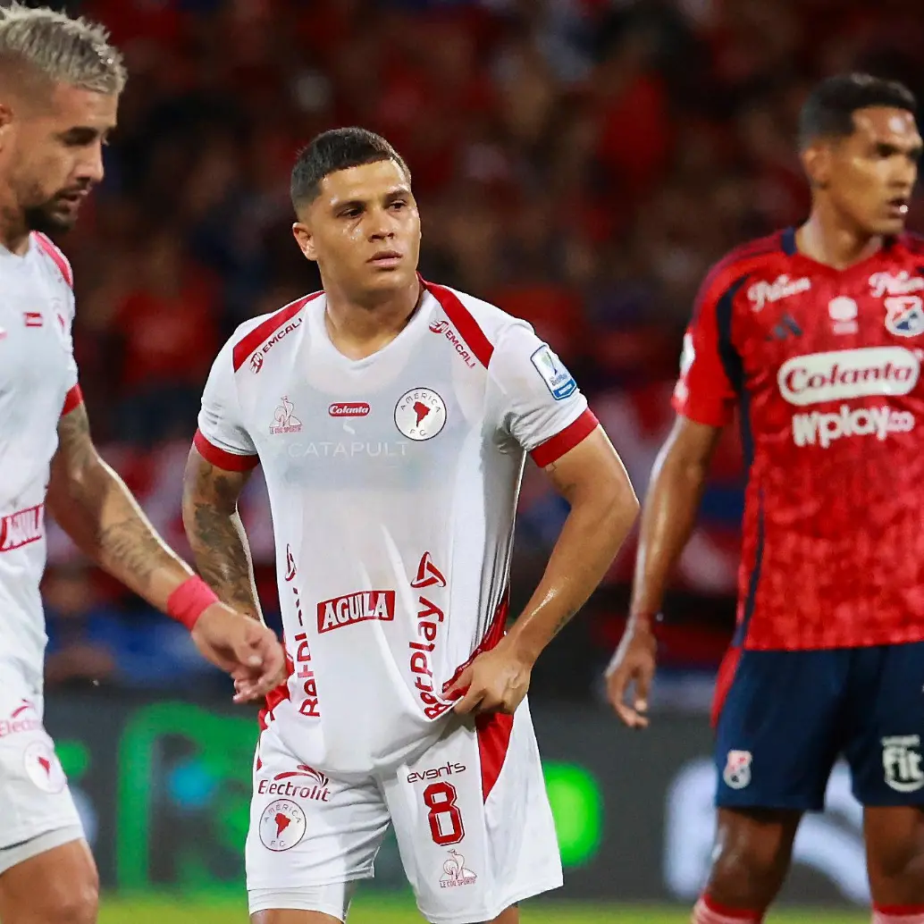 El delantero argentino Rodrigo Holgado, de 30 años, fue una de las figuras del América de Cali en 2025. Desde inicios de este año no juega con el cuadro vallecaucano. Foto: Manuel Saldarriaga