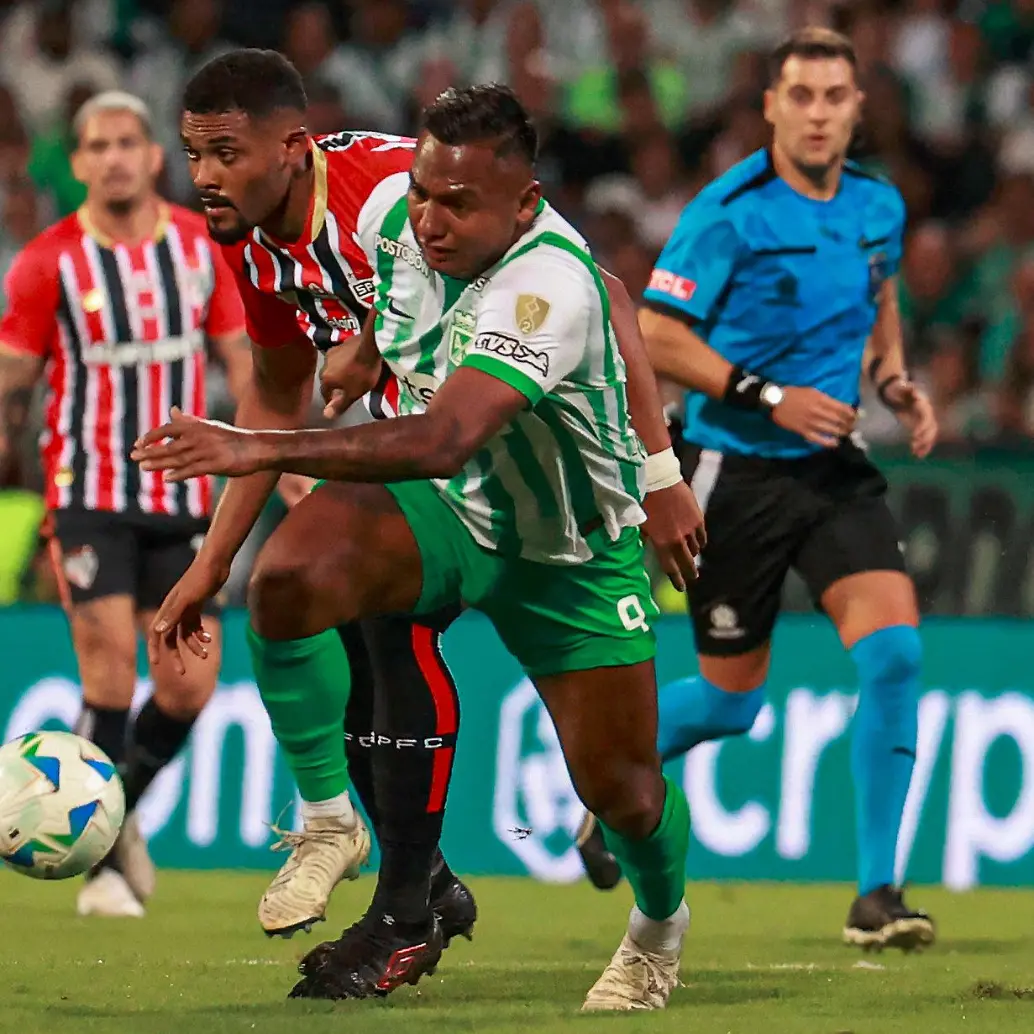 Alfredo Morelos es una de las piezas clave que tiene Nacional para buscar la hazaña en el Morumbí ante Sao Paulo. <span class="mln_uppercase_mln">FOTO</span> <b><span class="mln_uppercase_mln">manuel saldarriaga</span></b>