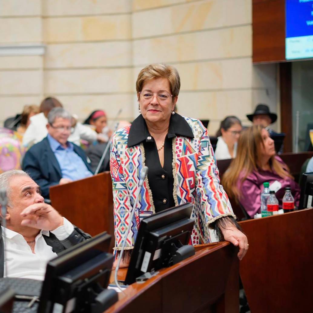 La ministra del Trabajo, Gloria Inés Ramírez, destacó la aprobación del nuevo artículo de la reforma pensional.<span class="mln_uppercase_mln"> FOTO</span> <b><span class="mln_uppercase_mln">Colprensa</span></b>