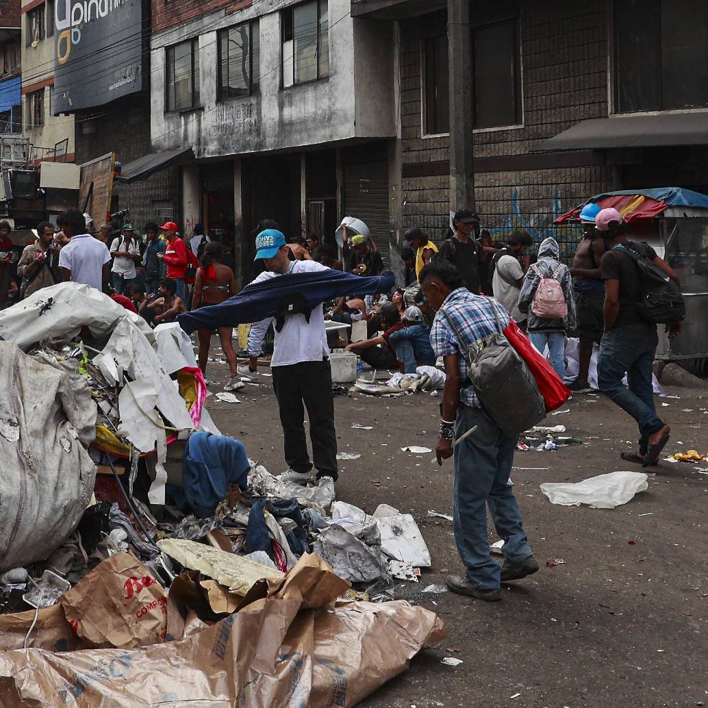 Descripción: Calle del Bronx en Medellín, Sector Cúcuta con la Paz. Personajes: . Fecha de evento: 02/12/2024. Foto: Manuel Saldarriaga Quintero