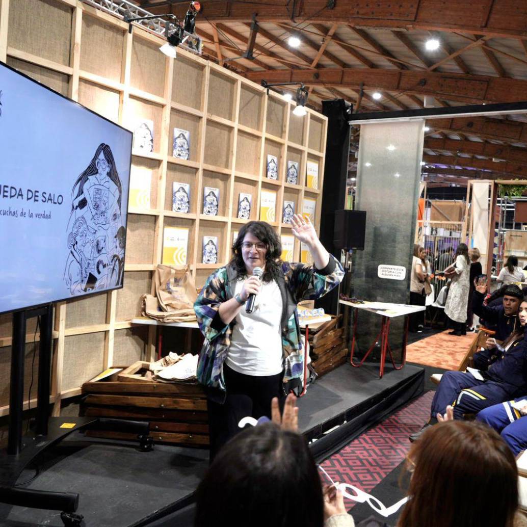 Presentación de La búsqueda de Salo en la Filbo 2026. Foto: Cortesía CNMH