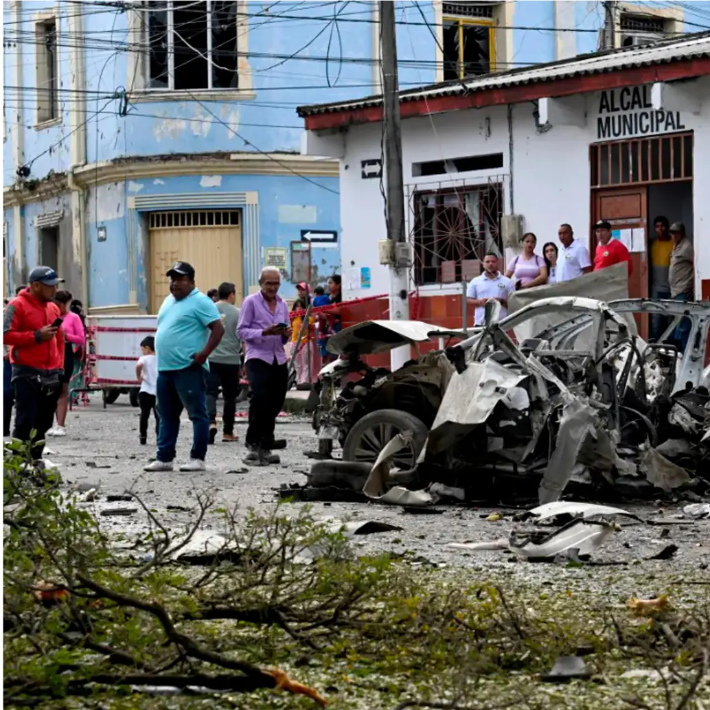 La escalada terrorista del pasado 10 al 12 de junio en Valle y Cauca, puso en entredicho la política de seguridad basada en mesas de paz. FOTO <b><span class="mln_uppercase_mln">afp</span></b>